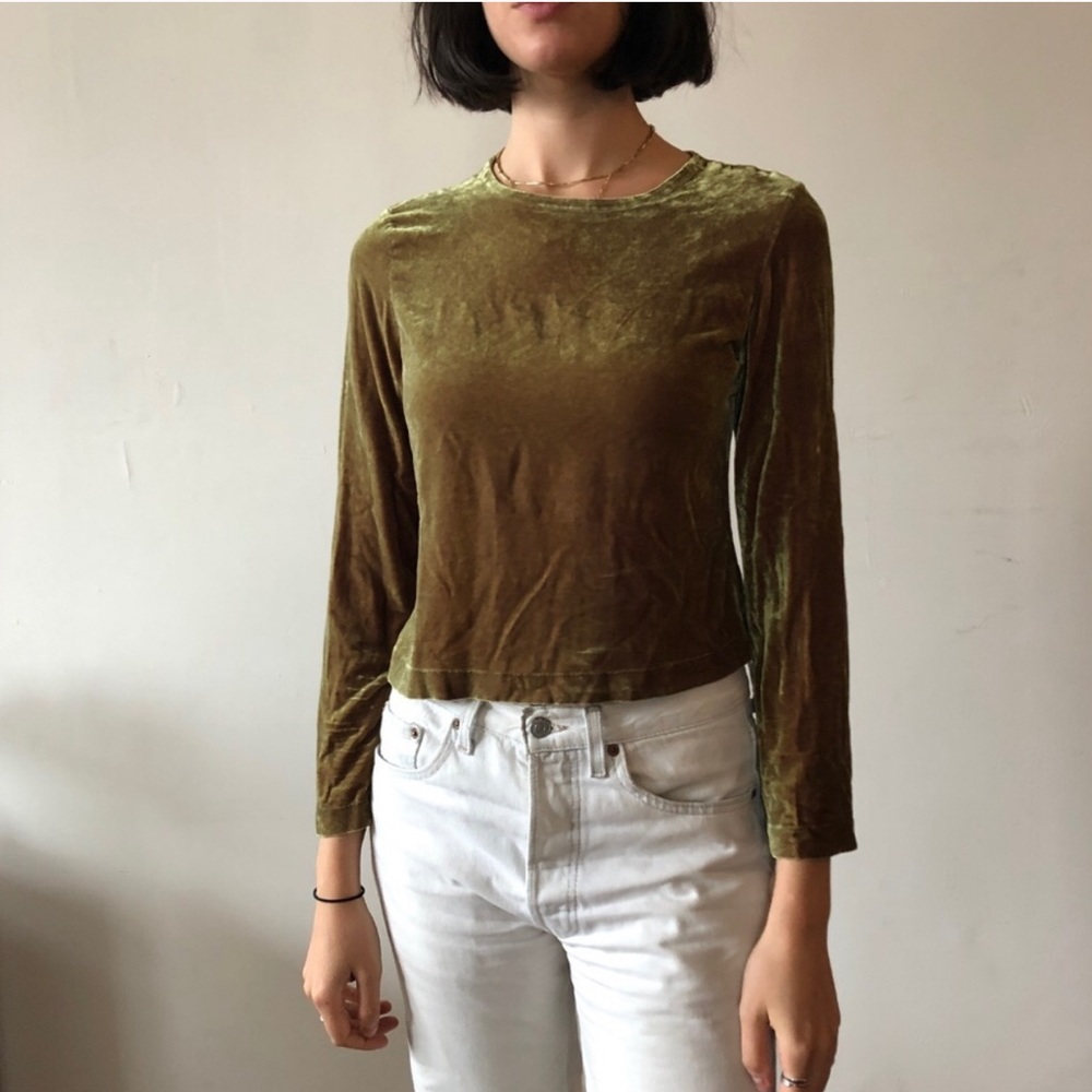 STUNNING Vintage Velvet Top